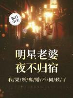 明星老婆夜不歸宿，我果斷離婚不伺候了