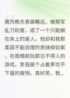 我為救夫君，被叛軍亂刀砍廢