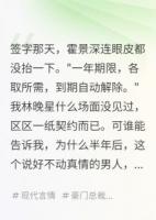 頂流影帝竟是我的契約老公